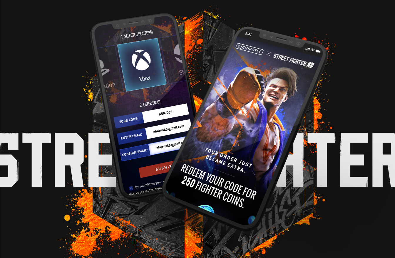 Unleashing flavor and fury for Chipotle and Street Fighter 6 DS